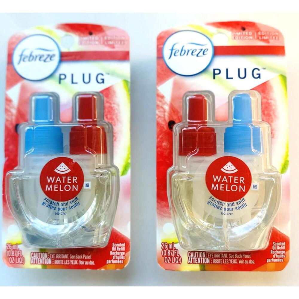 Febreze‎ WATERMELON Plug In Scented Oil Refills LIMITED EDITION (Pack of 2)